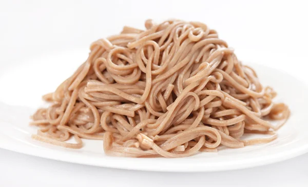 Πιάτο της noodles φαγόπυρου — Φωτογραφία Αρχείου