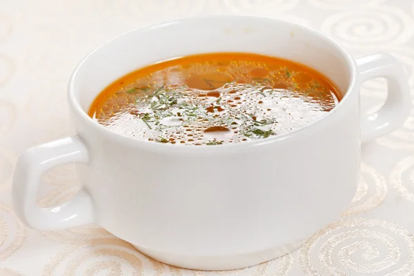 Frische Gemüsesuppe — Stockfoto