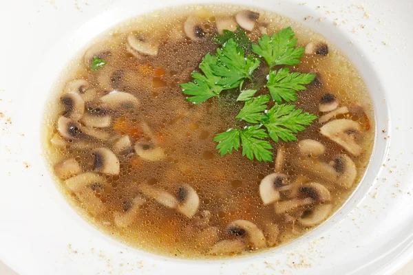 Sopa de cogumelos — Fotografia de Stock