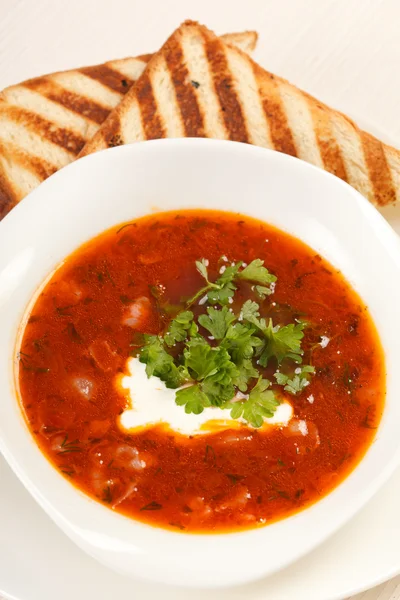 Вкус супа — стоковое фото