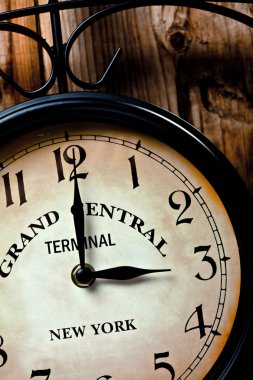 Clock of grand central station clipart