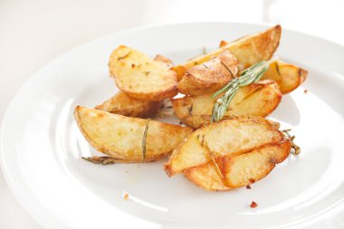 Roasted potatoes clipart