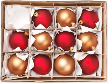 Christmas balls clipart