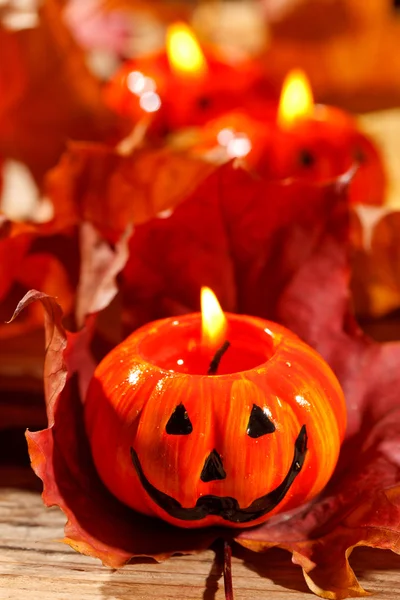 Halloween pompoenen — Stockfoto