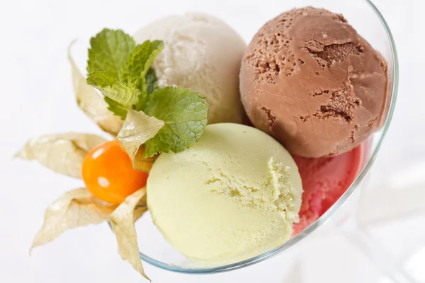 Palline di gelato — Foto Stock