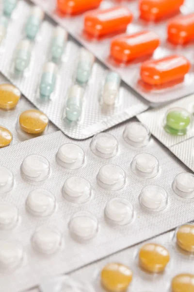 Verschillende soorten van pillen — Stockfoto