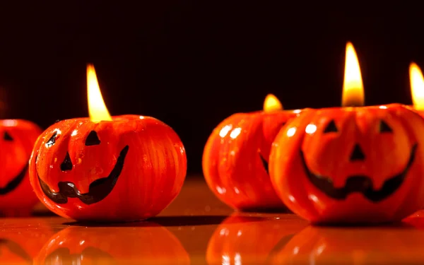 stock image Halloween pumpkins