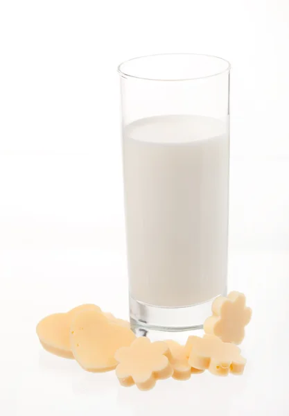 Sajt és a tej — Stock Fotó