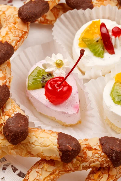 Verschillende soorten dessert — Stockfoto