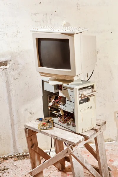 Computador velho — Fotografia de Stock