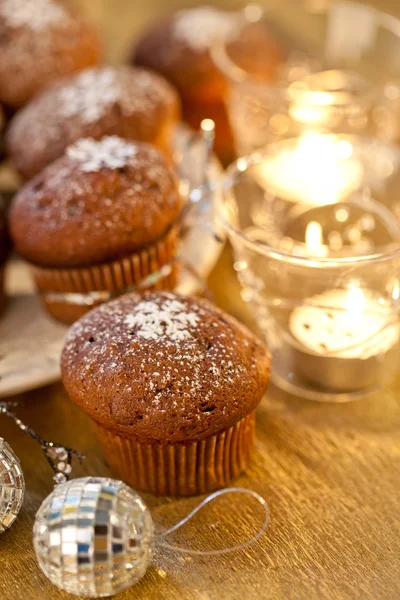 Χριστούγεννα muffins — Φωτογραφία Αρχείου