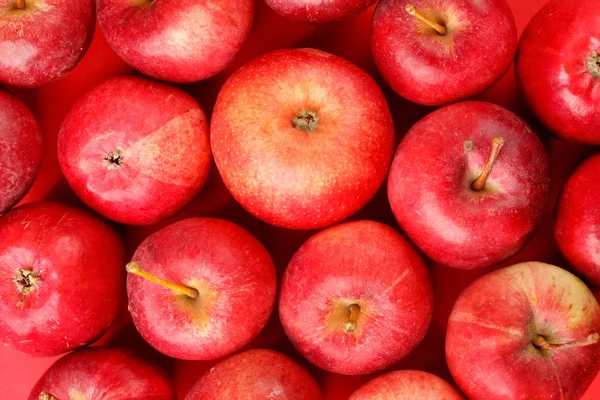 Φόντο με φρέσκα κόκκινα μήλα — Φωτογραφία Αρχείου