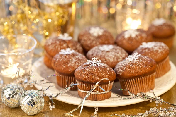 Muffin Natal — Stok Foto
