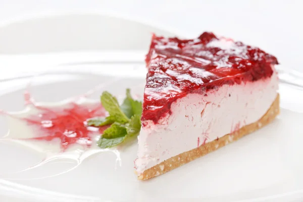 Vişneli cheesecake — Stok fotoğraf