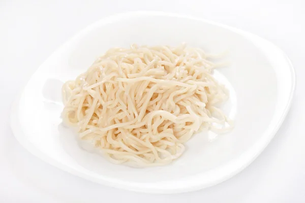 Plate of noodles — Stock Photo, Image