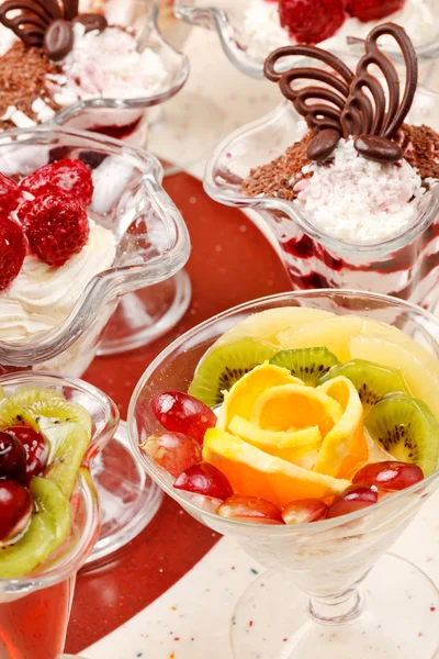 Desserts aux fruits — Photo