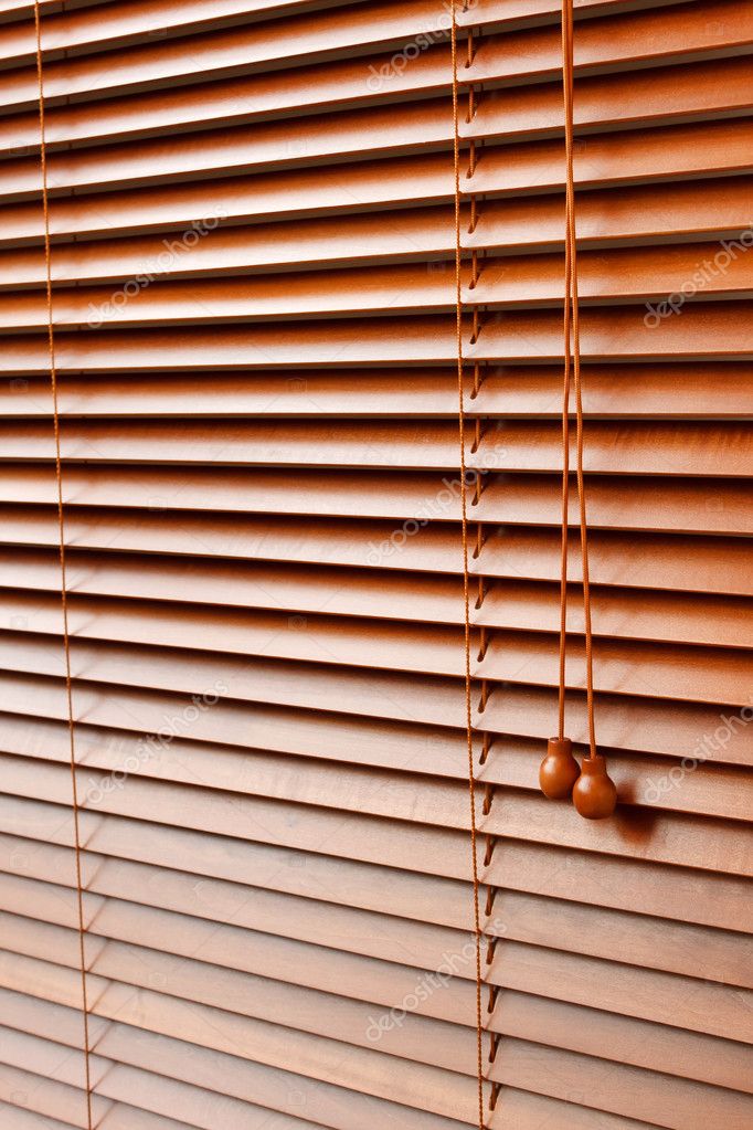 Wood Blinds — Stock Photo © Shebeko #8725161