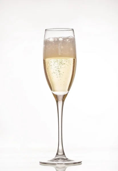 Uma taça de champanhe — Fotografia de Stock