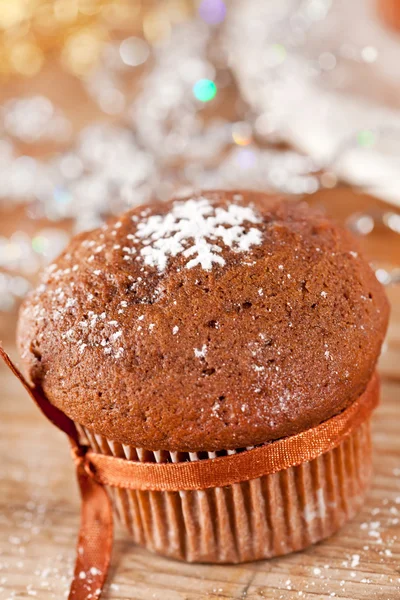 초콜릿 컵 케이크 — 스톡 사진