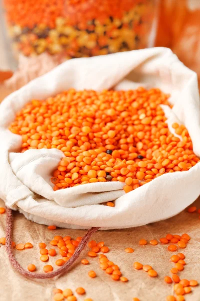 Dried lentils — Stock Photo, Image