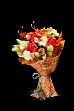 Bouquet of beautiful flowers clipart