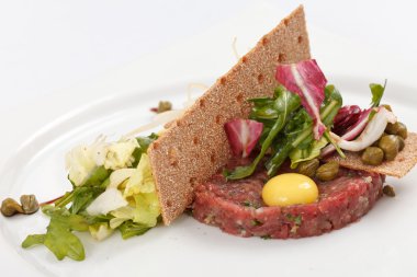 Tasty tartare clipart