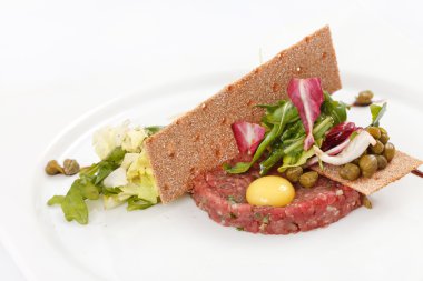 Tasty tartare clipart