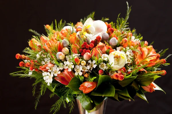 Букет красочных цветов — стоковое фото