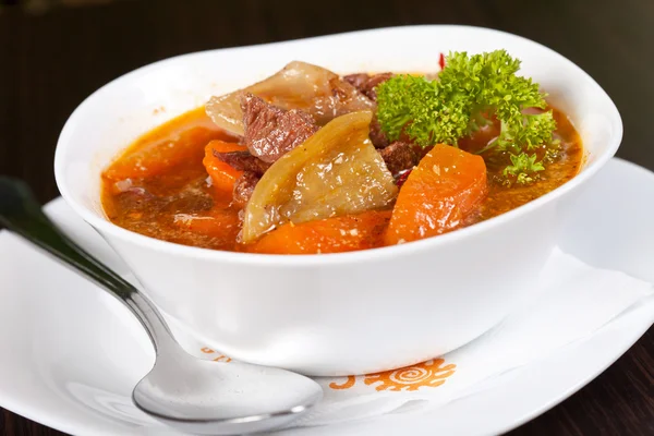 Zima zupa — Zdjęcie stockowe