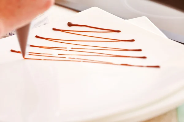 Caramelo en el plato — Foto de Stock