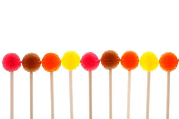 Lollipops isolated on white background — Stock Photo, Image