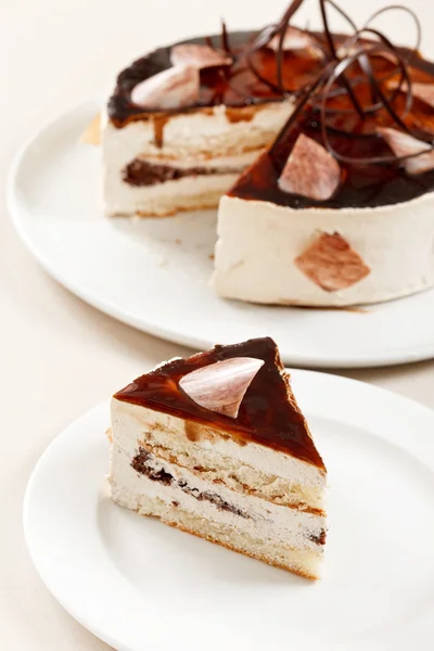 Ciasto z czekolady — Zdjęcie stockowe
