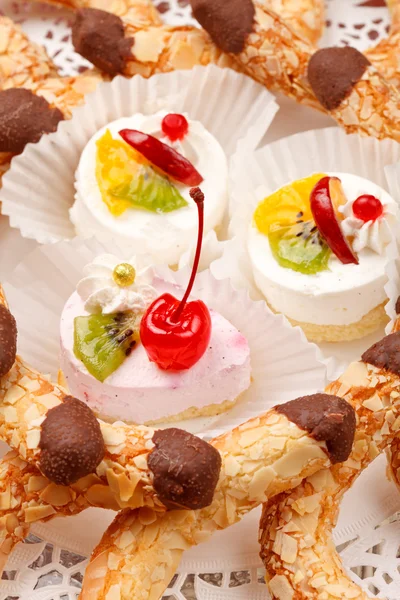 Verschillende soorten dessert — Stockfoto