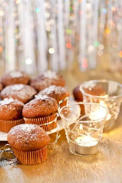 Christmas muffins — Stock Photo, Image