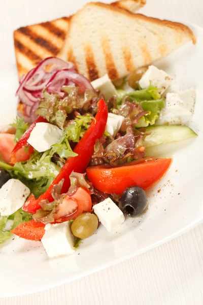Salată grecească — Fotografie, imagine de stoc