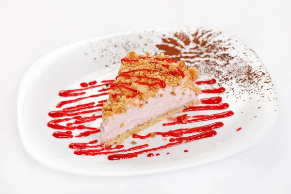 Ciasto lody Truskawkowe — Zdjęcie stockowe