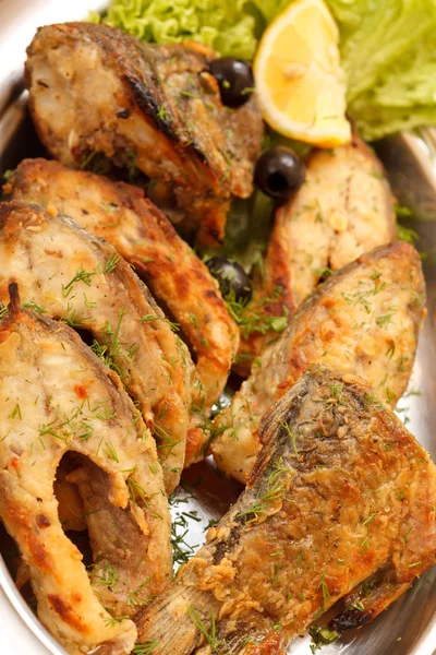 Fried fillet carp — Stock Image Fried fillet carp Stock Picture