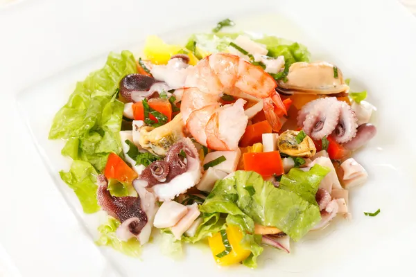 Seafood salad — Stock Photo, Image