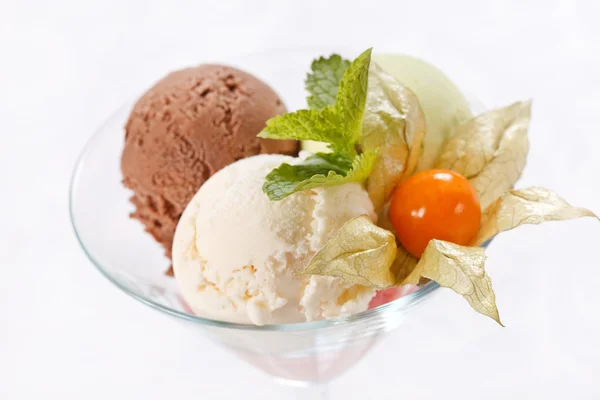 Kopečky zmrzliny — Stock fotografie