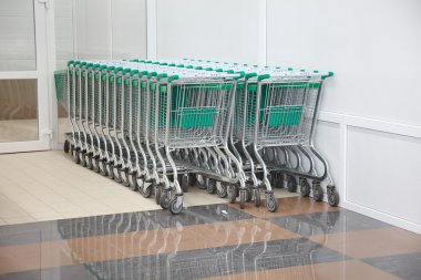 Shopping Trolleys clipart