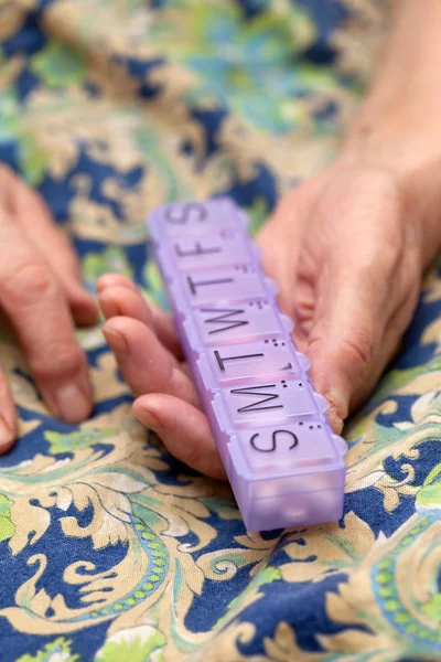 stock image Hand with pills