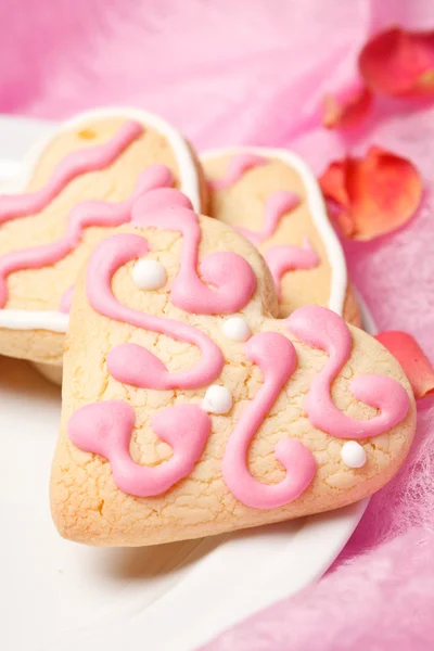Biscoitos para dia dos namorados — Fotografia de Stock