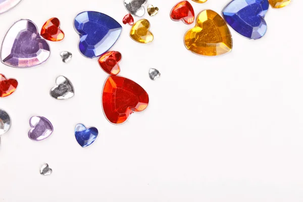 Färg hjärtan — Stockfoto