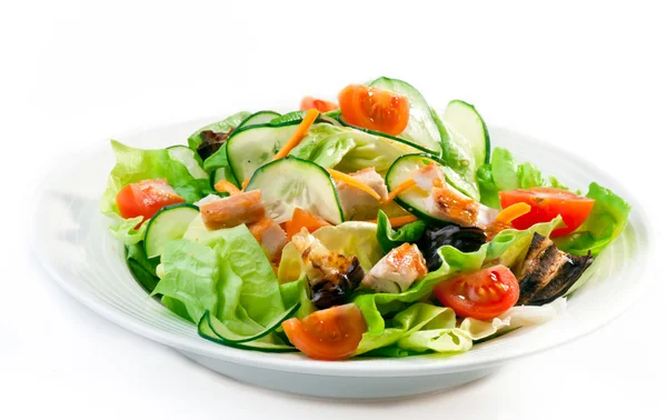 Csirke saláta Stock Kép