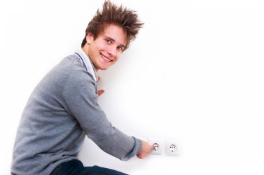 Electric shock clipart