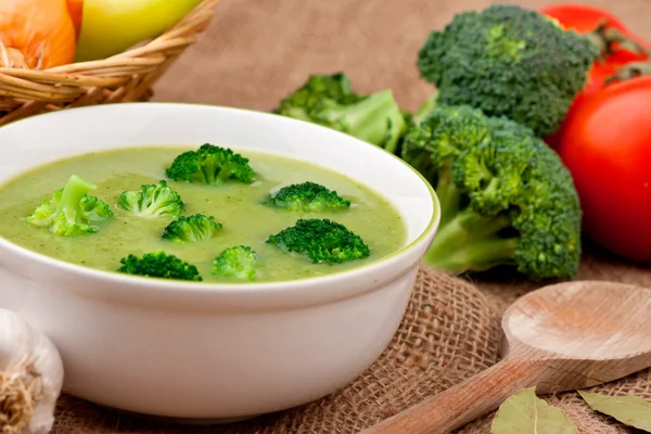 Sopa de brócoli — Foto de Stock