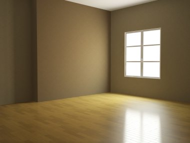 Empty room clipart