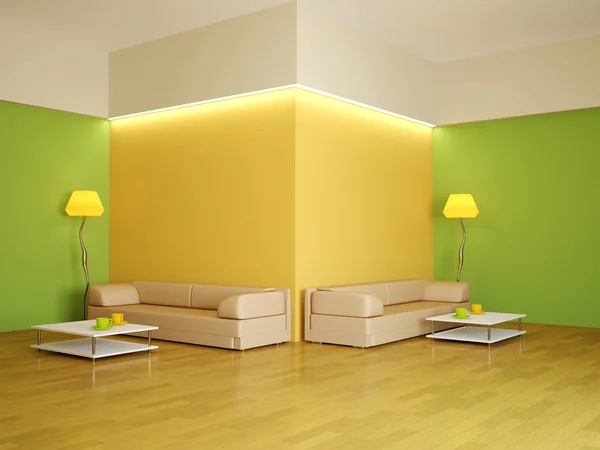 The interior of a large room — Stock Photo, Image