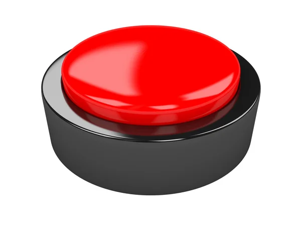 Kırmızı düğmeye — Stok fotoğraf