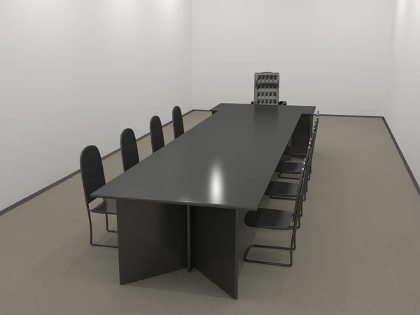 Długi stół — Zdjęcie stockowe